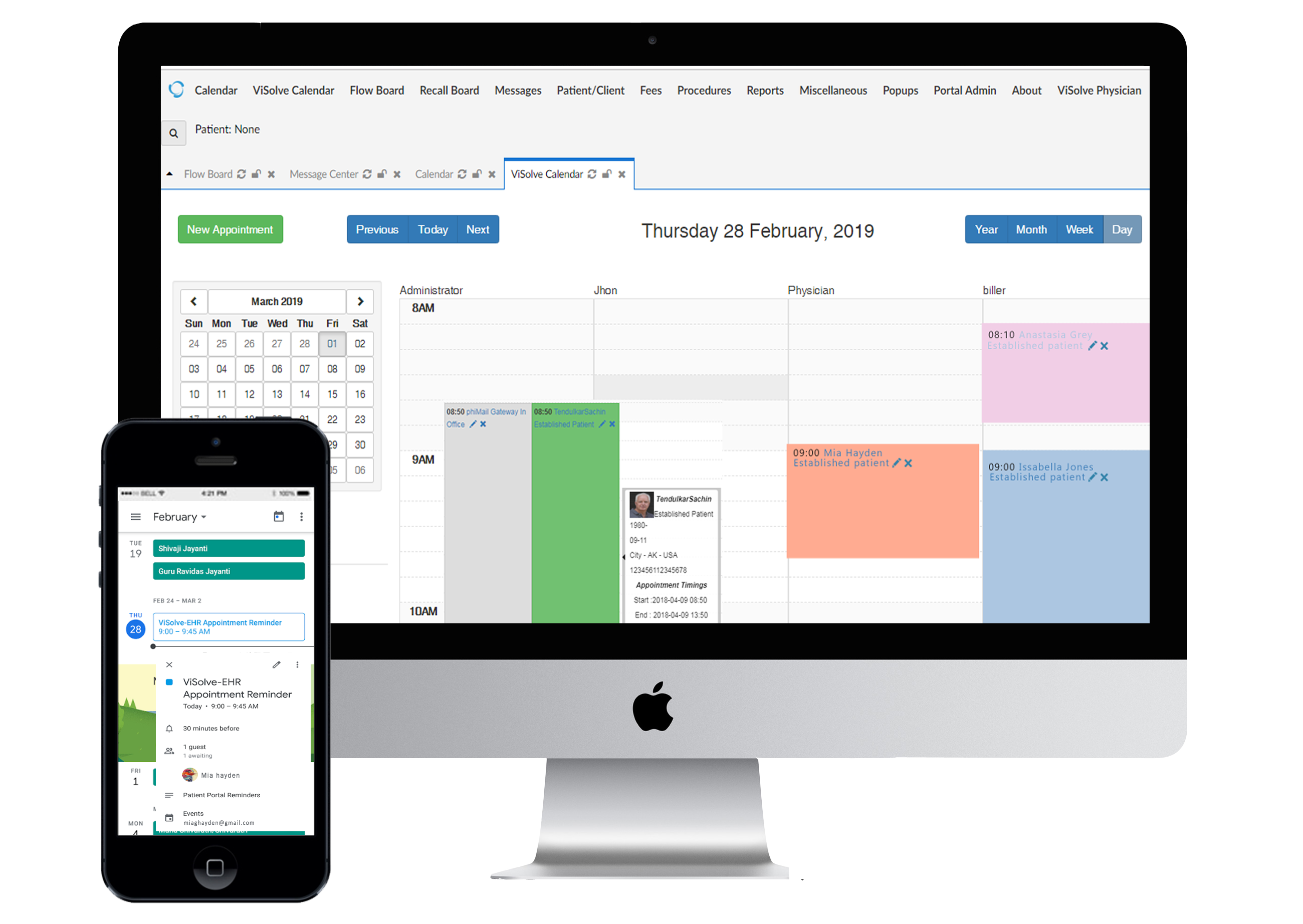 Patient scheduler remote jobs
